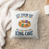 キングケ食べーキマルディおもしろいグラ クッション (ブランケット)