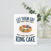 キングケ食べーキマルディおもしろいグラ ポストカード (スタンド正面)