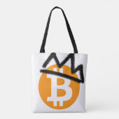キングコイン_Bitcoin_Blackクラウントート トートバッグ (裏面)