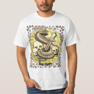 キングコブラソードスカル Tシャツ