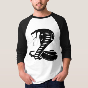 キングコブラブラックデザイン Tシャツ