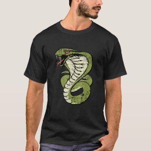 キングコブラ動揺してヒスススススネーク恋人Tシャツ Tシャツ