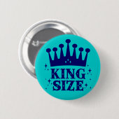 キングサイズおもしろいボタン 缶バッジ (正面&裏面)