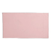 キングサイズのシックな赤面ピンクピローケース 枕カバー (裏面-右)