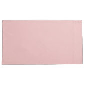 キングサイズのシックな赤面ピンクピローケース 枕カバー (正面右)