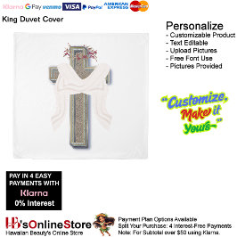 キングサイズのデュベカバー 白背景 掛け布団カバー