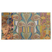 キングサイズペアピロケースとアートデコデザイン 枕カバー (正面右)