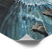 キングサーモンがダムを破壊 ポスター (角)