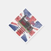 キングシャルル&クイーンコンボートカミラコロネーション スタンダードカクテルナプキン (角)