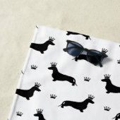 キングショートヘアダックシュント – パターン1 ビーチタオル (インサイチュ)