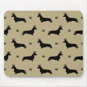 キングショートヘアダックシュント – パターン1 マウスパッド (正面)