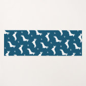 キングショートヘアダックシュント – パターン2 ヨガマット (正面(横))