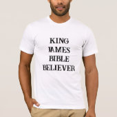 キングジェームス・バイブル信者クリスチャン信仰光 Tシャツ (正面)