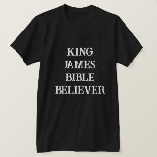 キングジェームス・バイブル信者クリスチャン・ブラック Tシャツ