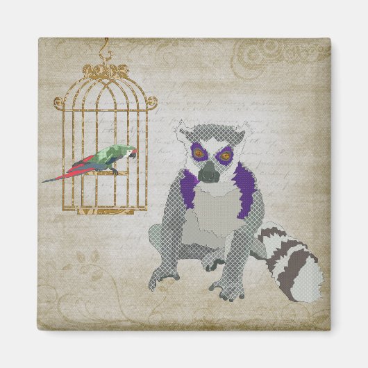 キングジュリアン&モリーマコーマグネット マグネット (正面)