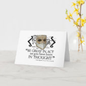 キングジョン引用文 カード (黄色い花)