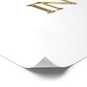 キングジョン引用文(金ゴールド版) ポスター (角)