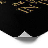 キングジョン引用文(金ゴールド版) ポスター (角)