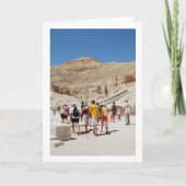 キングスの谷、ツアーグループ、エジプト カード (正面)