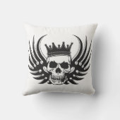 キングスカルと翼 クッション (裏面)