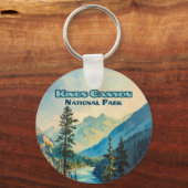 キングスキャニオンナショナルパークカリフォルニアヴィンテージ キーホルダー (裏面)