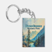 キングスキャニオンナショナルパークカリフォルニアヴィンテージ キーホルダー (正面左)