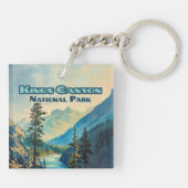 キングスキャニオンナショナルパークカリフォルニアヴィンテージ キーホルダー (裏面)