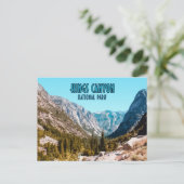 キングスキャニオンナショナルパークカリフォルニアヴィンテージ ポストカード (スタンド正面)