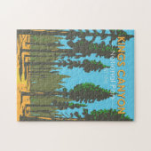 キングスキャニオンナショナルパークゼネラルグラントヴィンテージ ジグソーパズル (横)