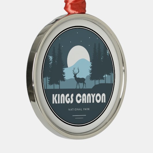 キングスキャニオンナショナルパークディアー メタルオーナメント (右)