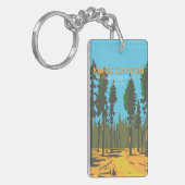 キングスキャニオンナショナルパークヴィンテージ両面 キーホルダー (正面左)