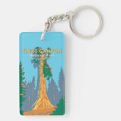 キングスキャニオンナショナルパークヴィンテージ両面 キーホルダー (裏面)