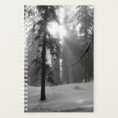 キングスキャニオン国立公園の冬の雪 プランナー手帳 (正面)