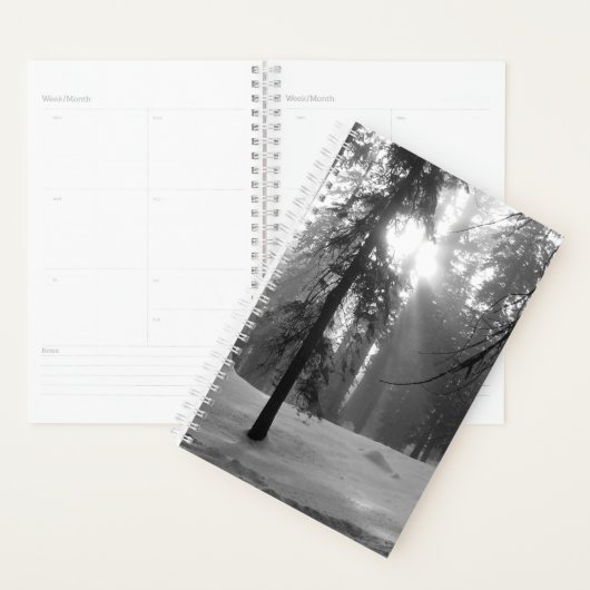 キングスキャニオン国立公園の冬の雪 プランナー手帳 (ディスプレー)