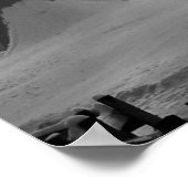 キングスキャニオン国立公園の冬の雪 ポスター (角)