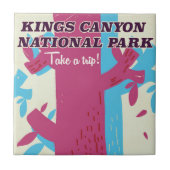 キングスキャニオン国立公園，カリフォルニアのポスター タイル (正面)