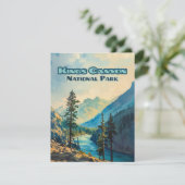 キングスキャニオン国立公園 カリフォルニア州 ヴィンテージカード (スタンド正面)