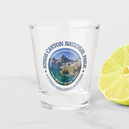 キングスキャニオン国立公園 ショットグラス (正面)