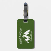 キングスキャニオン国立公園 ラゲッジタグ (裏面縦)