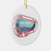 キングスキャニオン登山カラビナー セラミックオーナメント (右)