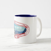 キングスキャニオン クライミング カラビナ ツートーンマグカップ (正面右)