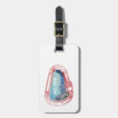 キングスキャニオン クライミング カラビナ ラゲッジタグ (正面縦)