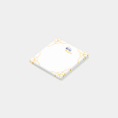 キングスクエアのメモを青に ポストイット (アングル)