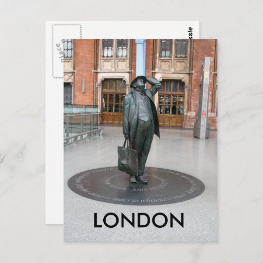 キングスクロスセントパンクラスステーションロンドン英国はがき ポストカード (正面/裏面)