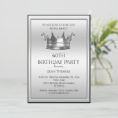 キングスシルバークラウンマンズ誕生日 招待状 (スタンド正面)