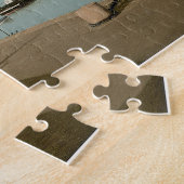 キングスタウン港、焦げ茶色のLaoghaireダブリン ジグソーパズル (側面)