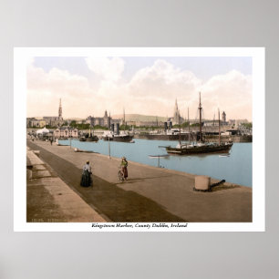 キングスタウン – DunLaoghaire Harbor, Co. Dublin ポスター