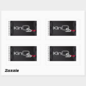 キングスター 長方形シール (シート)