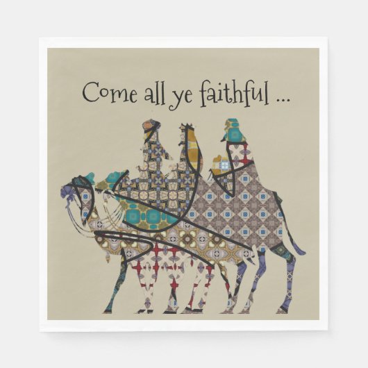 キングストラベルベビーイエス スタンダードランチョンナプキン (正面)