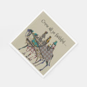 キングストラベルベビーイエス スタンダードランチョンナプキン (角)